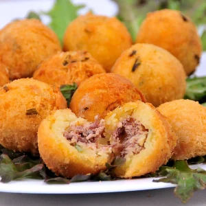 bolinho de carne do brazukas