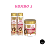 Set Salon Line S.O.S Locken Rizinusöl und Keratin Full