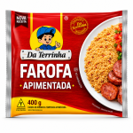 Farofa pronta apimentada Da Terrinha - 400g